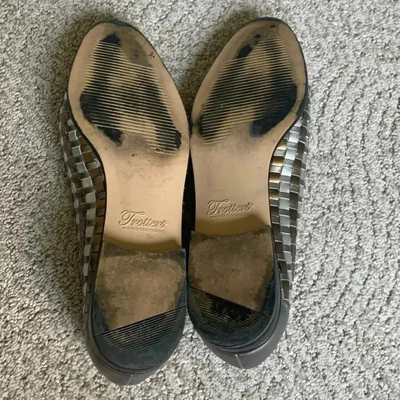 Trotters Liz Loafer Woven Mixed Metallic Leather size 6 - Picture 5 of 5